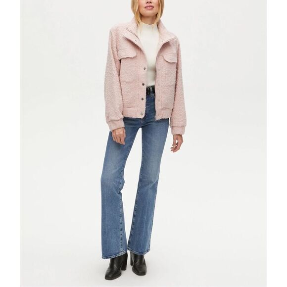 $228 NEW Michael Stars Leti Jacket In Rose - Picture 2 of 3